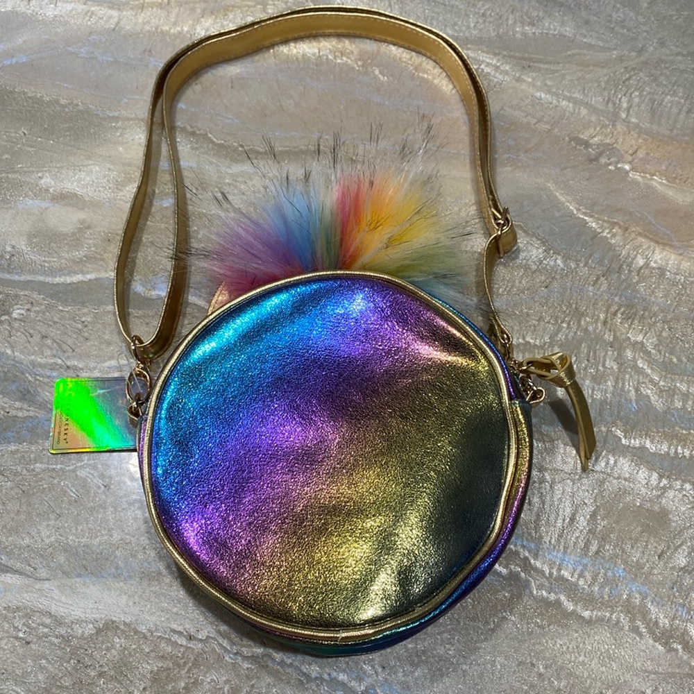 Under One Sky Unicorn multicolor Crossbody Purse For Girls New with Tag